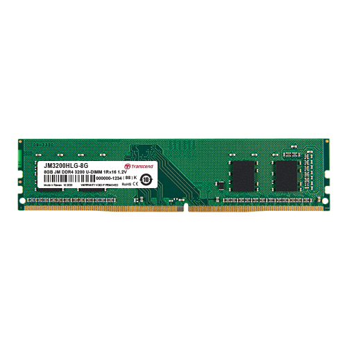 Barrette mémoire TRANSCEND 8Go DDR4 2666 Mhz
